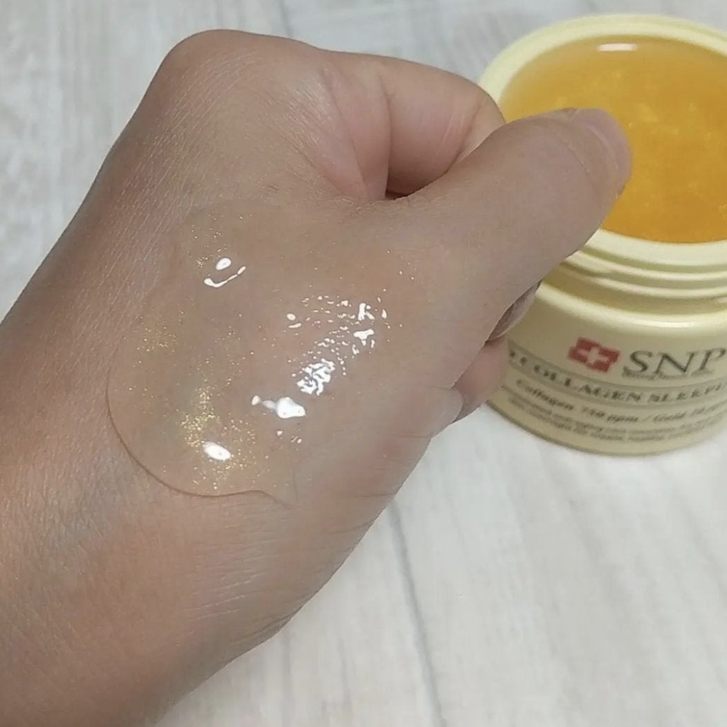 SNP ゴールド コラーゲン スリーピング パック/SNP/シートマスク・パックを使ったクチコミ(5枚目)