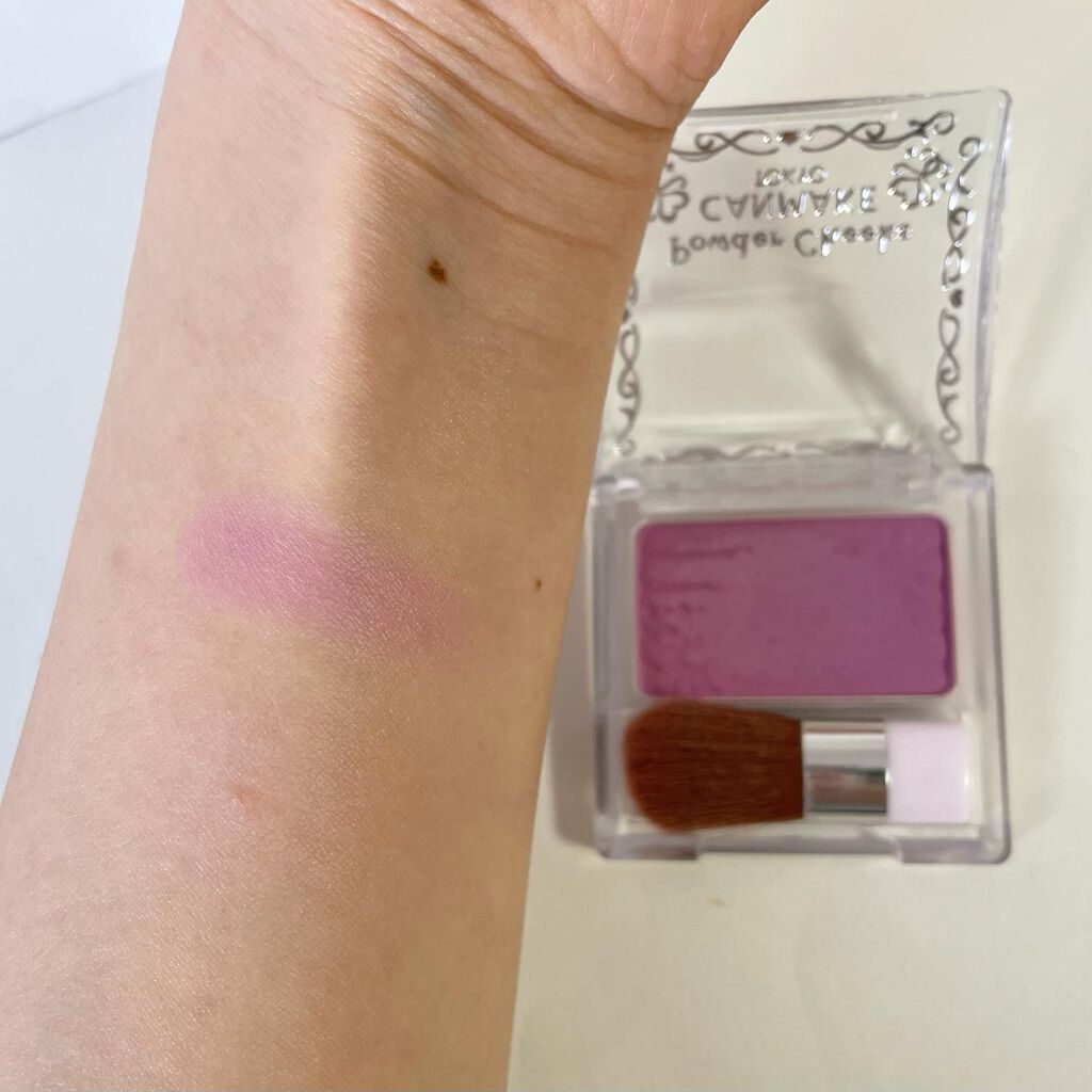 【旧品】パウダーチークス/キャンメイク/パウダーチークを使ったクチコミ(2枚目)