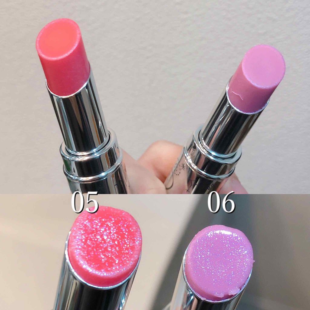 プランパーティントスティック 05 グリッターピンク/リップデコ/リップティントを使ったクチコミ（2枚目）
