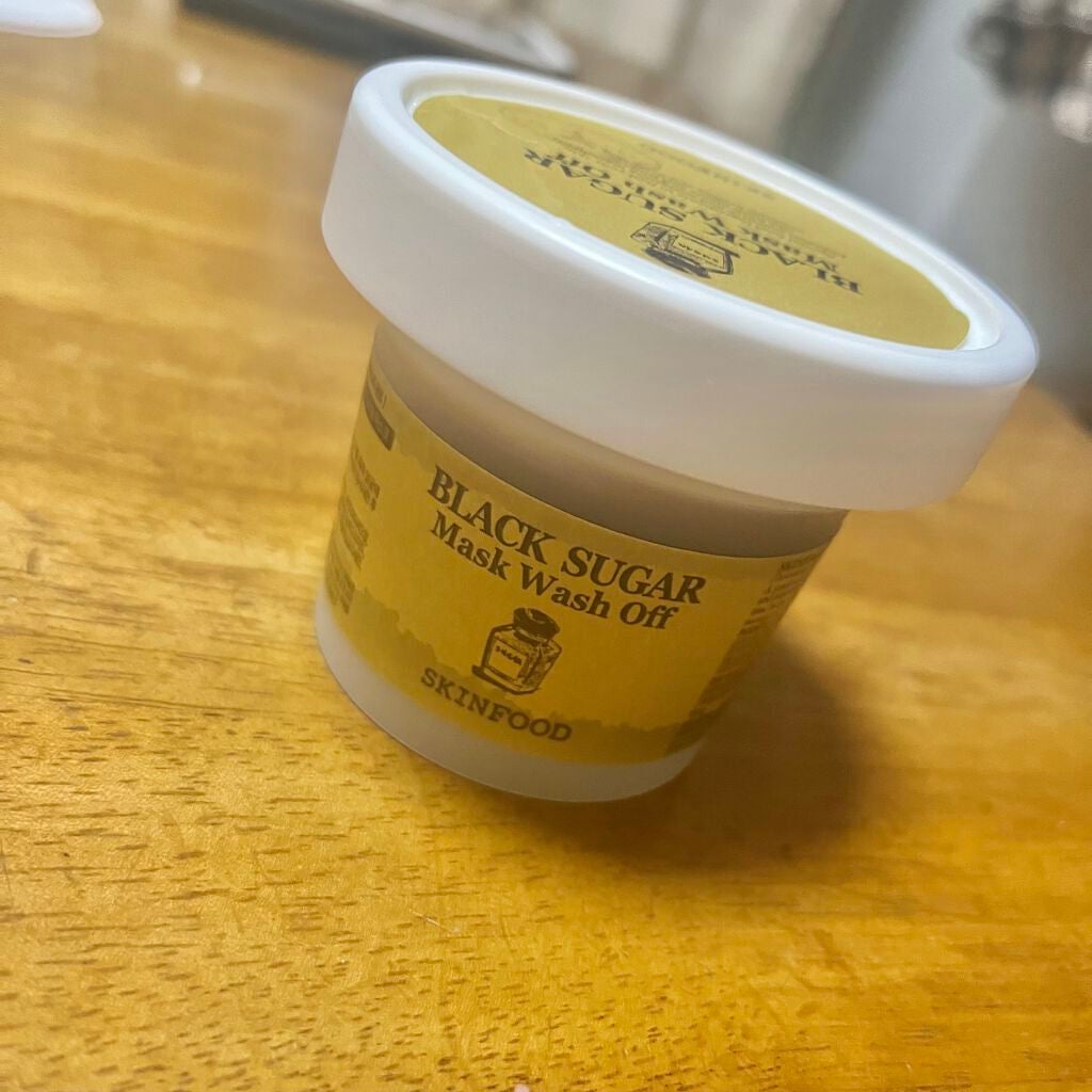 ブラックシュガーマスク ウォッシュオフ/SKINFOOD/洗い流すパック・マスクを使ったクチコミ(2枚目)