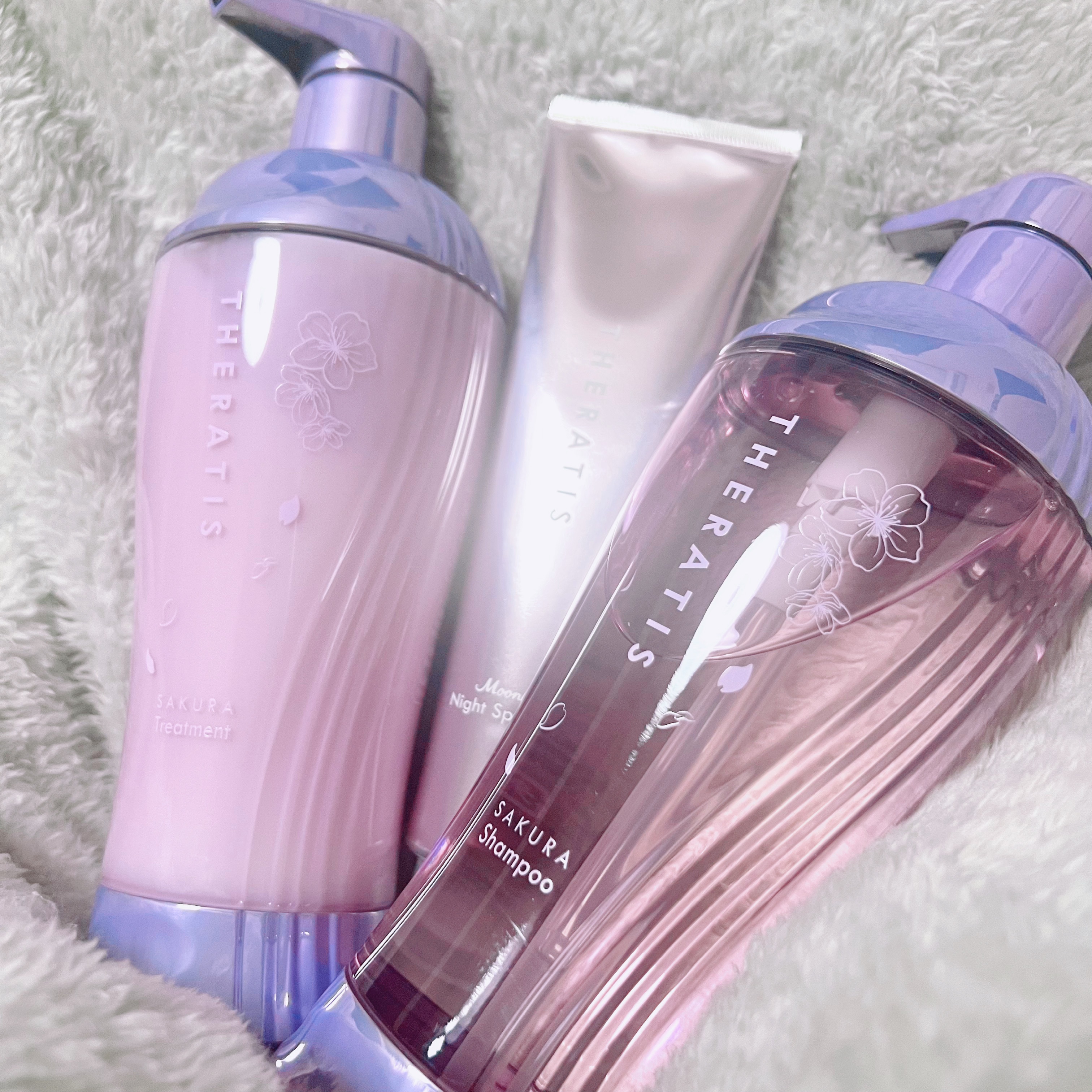 セラティス サクラ ムーンライト スリーク トリプルセット/THERATIS/市販シャンプーを使ったクチコミ（1枚目）