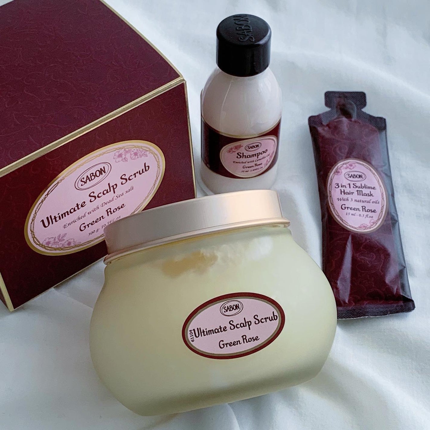 ヘッドスクラブ グリーン・ローズ/SABON/ヘッドスクラブを使ったクチコミ(6枚目)