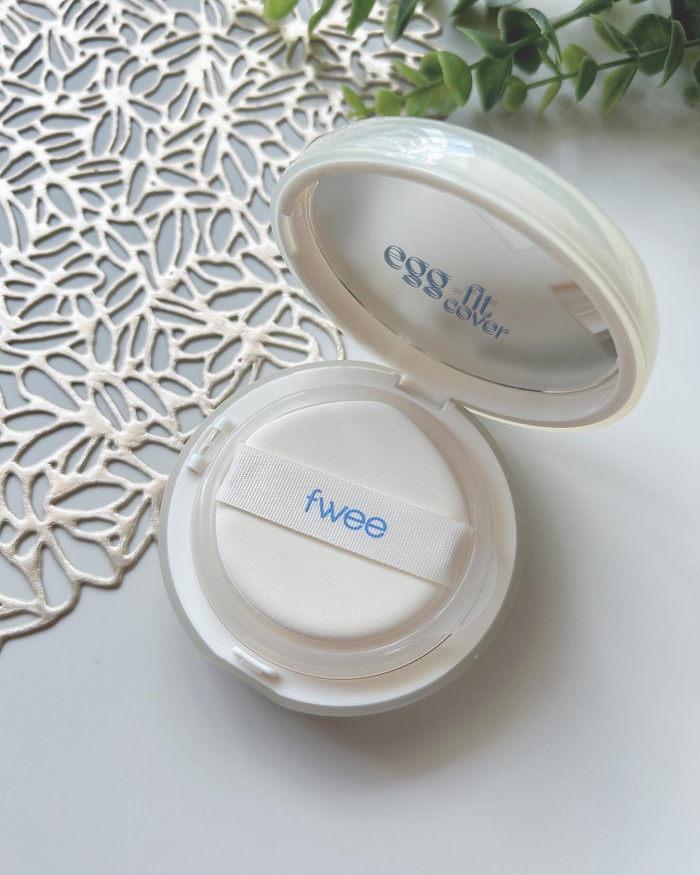 フィー クッションエッグフィットカバー/fwee/クッションファンデーションを使ったクチコミ（2枚目）