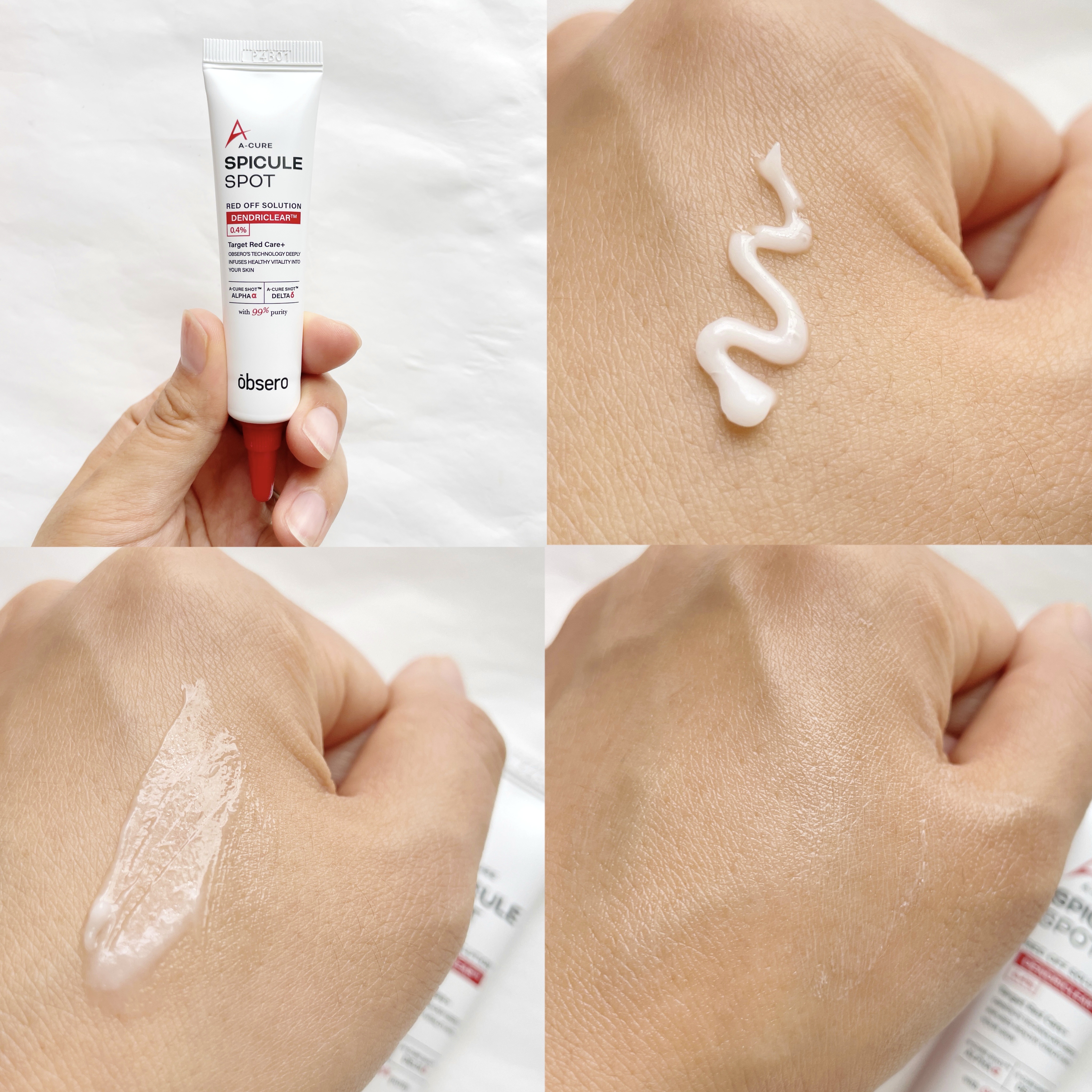 エーキュアスピキュールスポット/obsero/フェイスクリームを使ったクチコミ（3枚目）