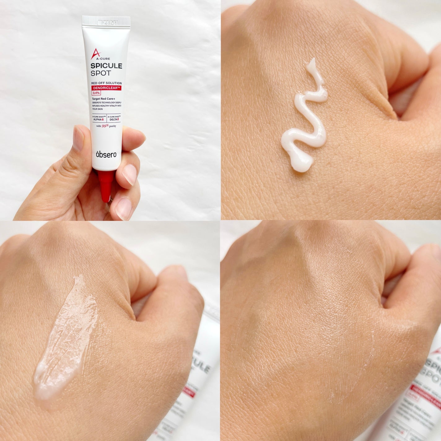 エーキュアスピキュールスポット/obsero/フェイスクリームを使ったクチコミ(3枚目)