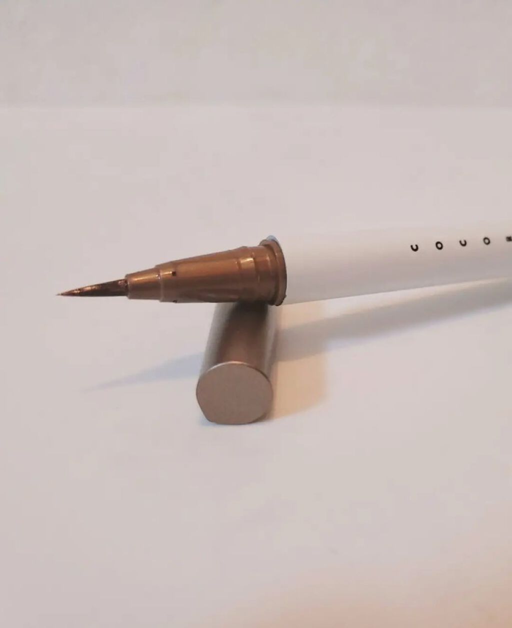 アイデザインライナー 02 セピアブロンズ/COCOROIKI/リキッドアイライナーを使ったクチコミ（2枚目）