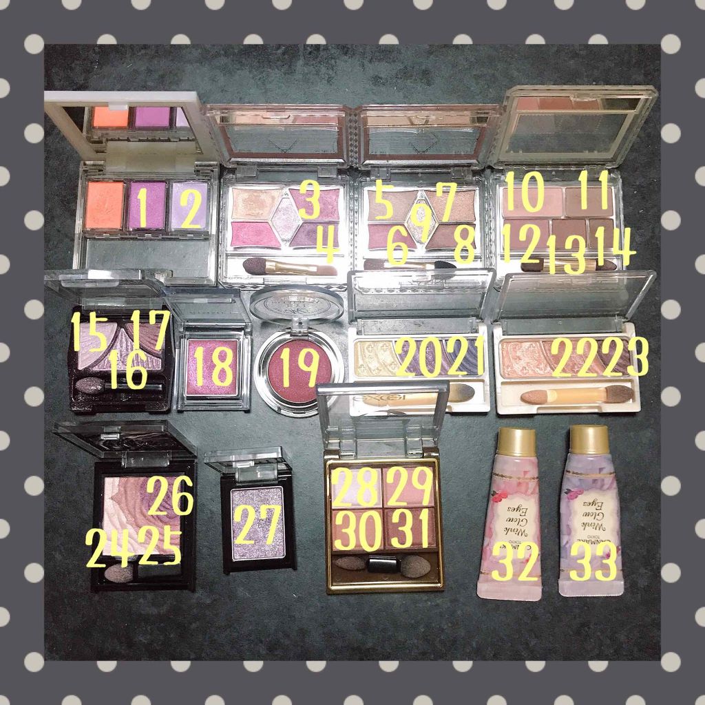 ぽち子。 on LIPS 「ふと最近くすみカラーやパープル系のアイシャドウにハマっているの..」(2枚目)