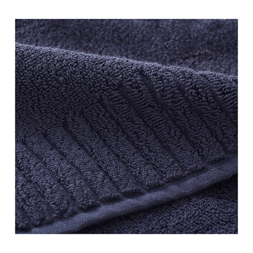 オーガニックコットン フェイスタオル ネイビー