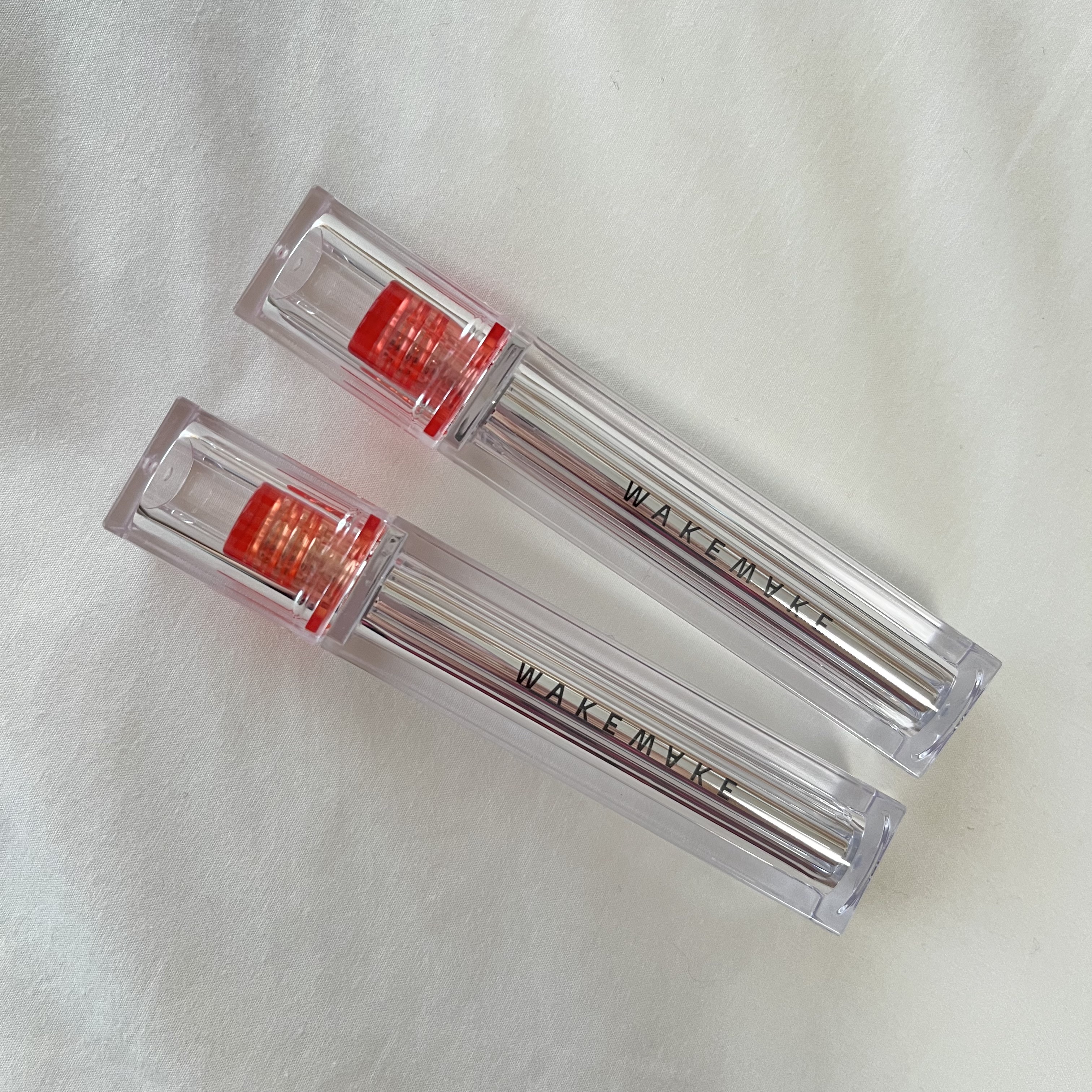 デュイジェルグロウティント 03 チルアップコーラル/wakemake/リップティントを使ったクチコミ（1枚目）