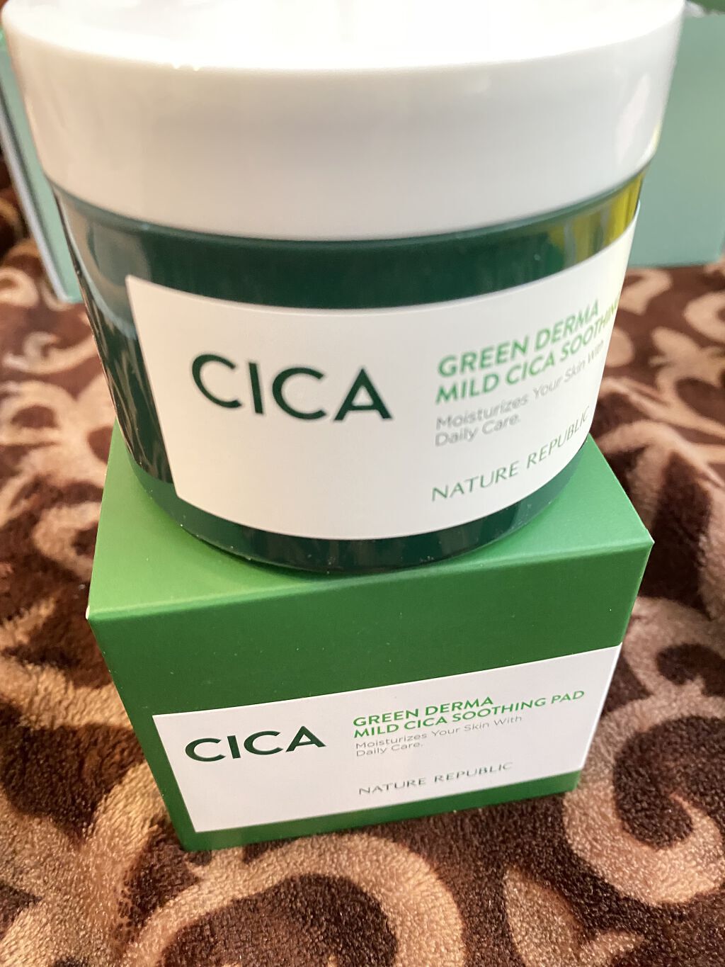 グリーンダーマCICAエッセンシャルパッド/ネイチャーリパブリック/トナーパッドを使ったクチコミ（1枚目）