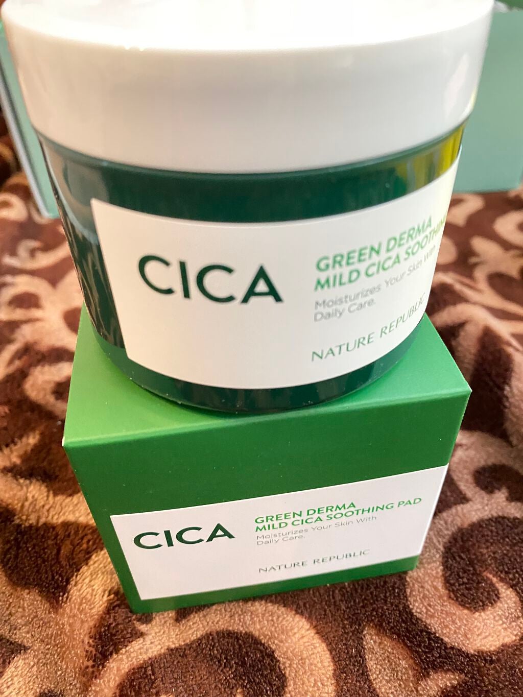 グリーンダーマCICAエッセンシャルパッド/ネイチャーリパブリック/トナーパッドを使ったクチコミ(1枚目)