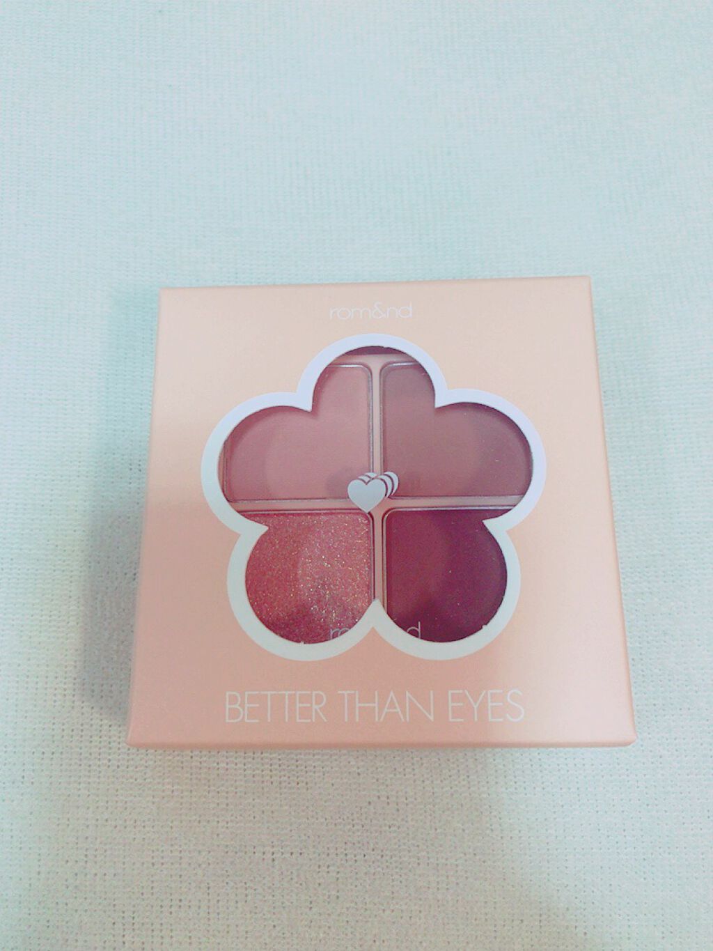 ベターザンアイズ/rom&nd/アイシャドウパレットを使ったクチコミ(1枚目)