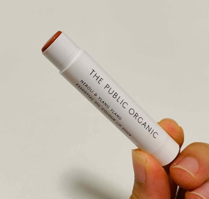 オーガニック認証 精油カラーリップスティック/THE PUBLIC ORGANIC/口紅を使ったクチコミ(2枚目)