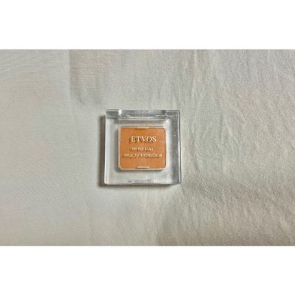 ミネラルマルチパウダー ミモザオレンジ/エトヴォス/単色アイシャドウを使ったクチコミ(1枚目)