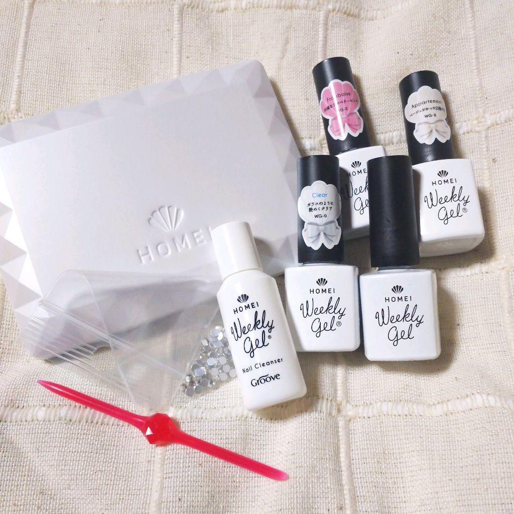 ウィークリージェル/HOMEI/ジェルネイルを使ったクチコミ（1枚目）