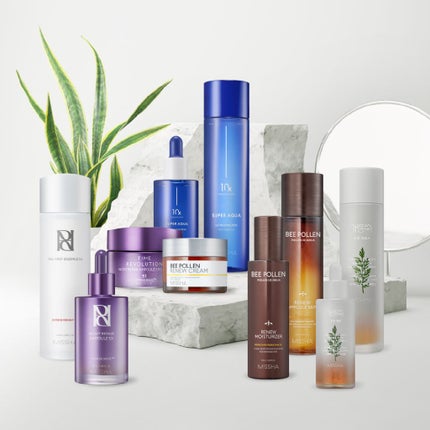 MISSHA JAPAN OFFICIAL《ミシャジャパン公式》のクチコミ「あなたにぴったりのミシャ スキンケア🤍
豊富なラインナップであなたの肌悩みに合わせて選べるミシ.....」(1枚目)