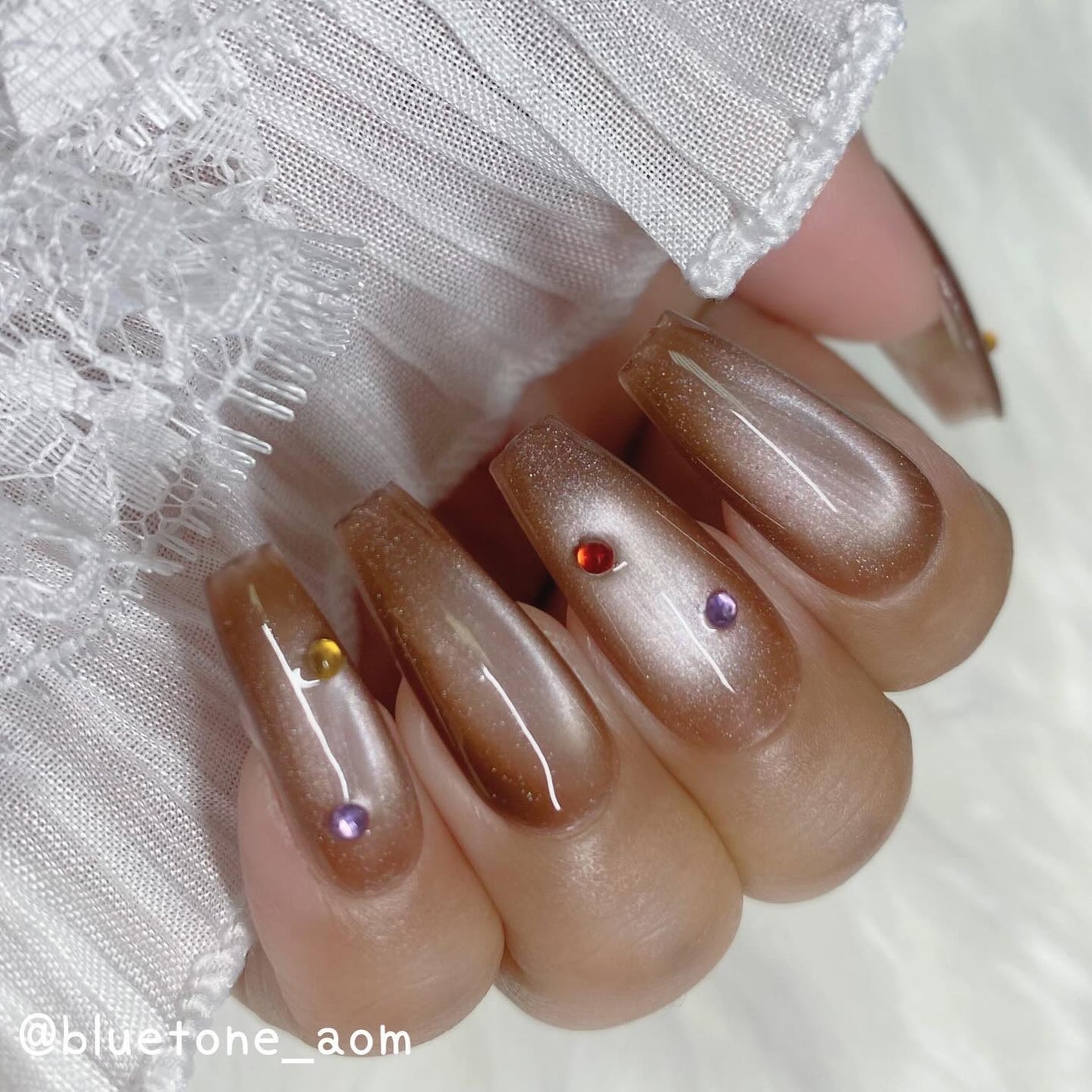 ジェルネイル(ライト対応)/セリア/ジェルネイルを使ったクチコミ(2枚目)