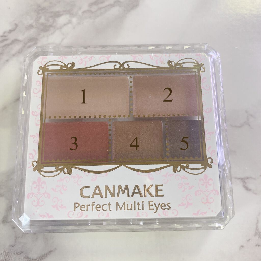 パーフェクトマルチアイズ/キャンメイク/アイシャドウパレットを使ったクチコミ(2枚目)