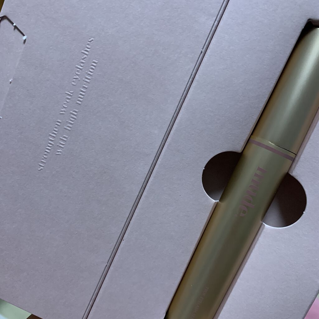 トゥルーアイラッシュセラム/mude./まつげ美容液を使ったクチコミ（1枚目）