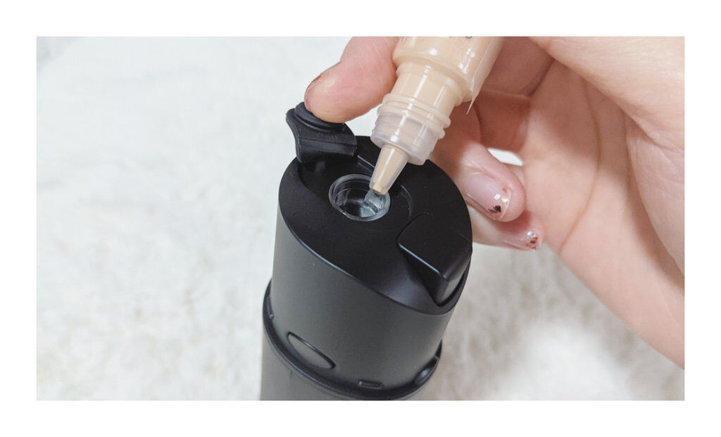 ミネラルエアースターターセット ライトベージュ/NIMERAL air/その他ファンデーションを使ったクチコミ（2枚目）