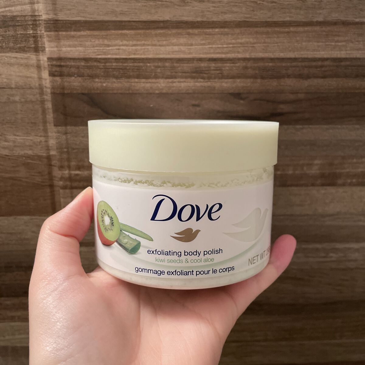 ダヴ ふわとろ　クリーミースクラブ キウイ＆アロエ/ダヴ/ボディスクラブを使ったクチコミ（1枚目）