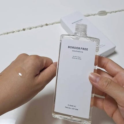 クリアVCフェイシャルローション/BORDER FREE cosmetics/化粧水を使ったクチコミ(3枚目)