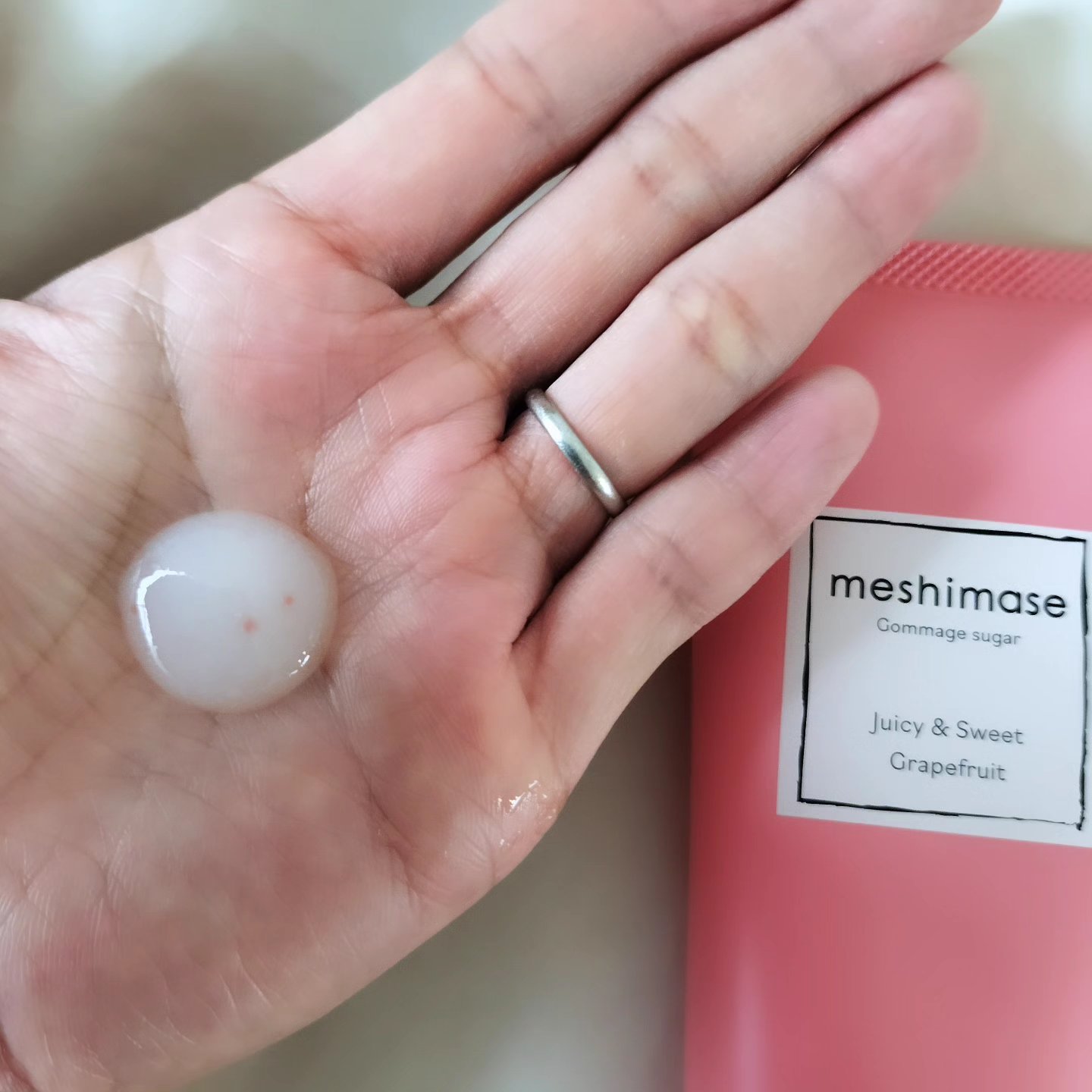 ゴマージュシュガー/meshimase/ボディスクラブを使ったクチコミ（2枚目）