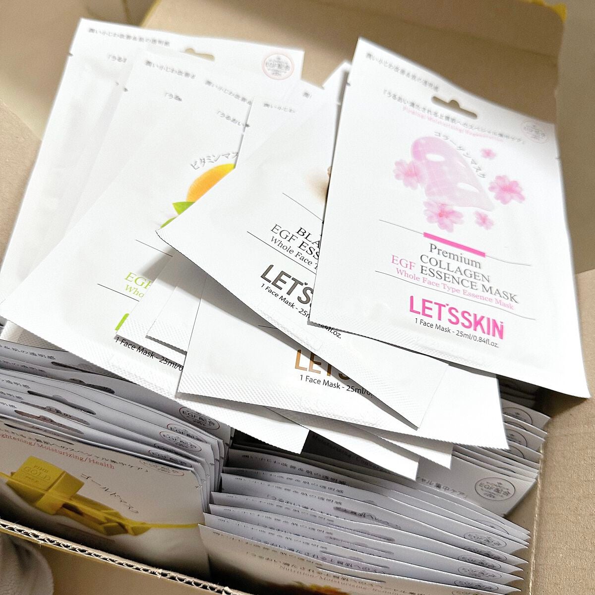 Let's Skin プレミアムEGFエッセンスマスク/Dermal/シートマスク・パックを使ったクチコミ(4枚目)