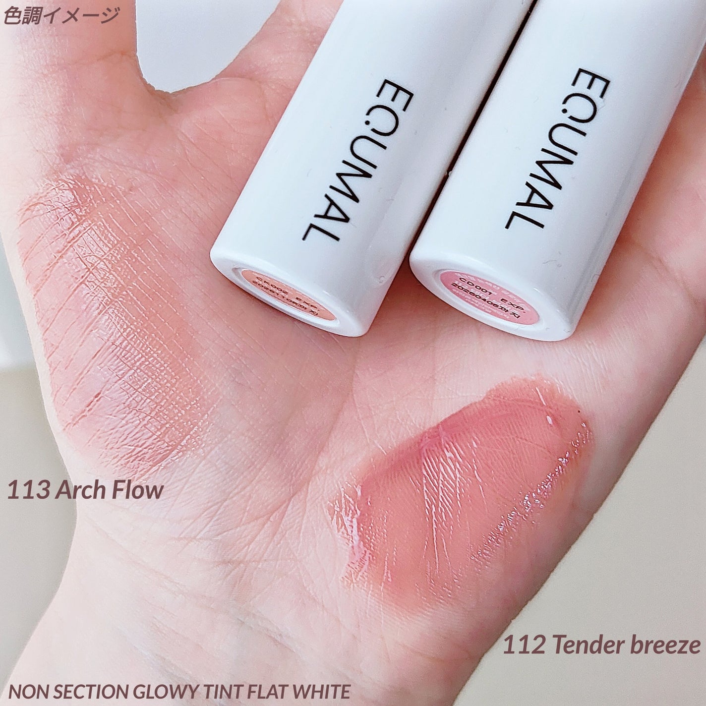 ノンセクショングローリーティント/EQUMAL/リップティントを使ったクチコミ(2枚目)