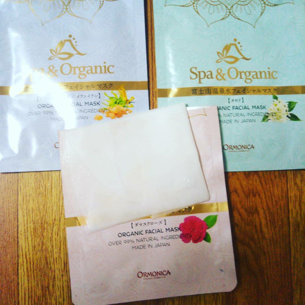 富士山温泉水フェイシャルマスク ダマスクローズ/ORMONICA/シートマスク・パックを使ったクチコミ（1枚目）