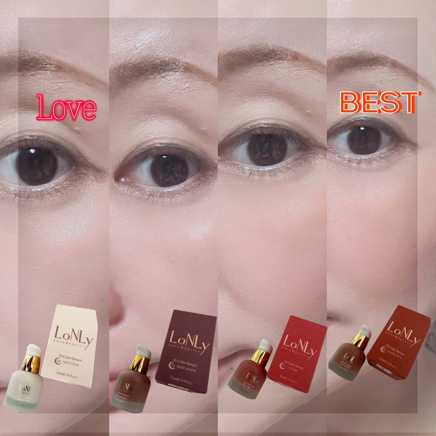 3S カラーセラム/LoNLy /リキッドチークを使ったクチコミ(7枚目)