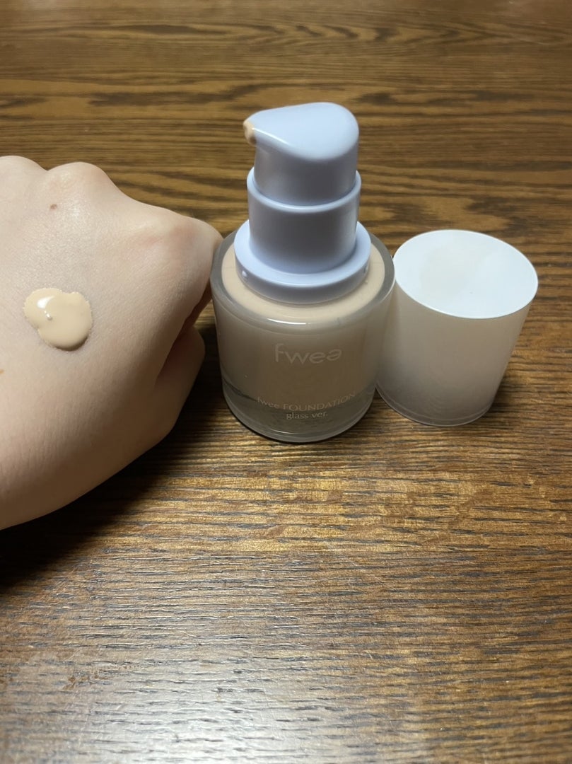 フィーファンデーションガラス/fwee/リキッドファンデーションを使ったクチコミ(1枚目)