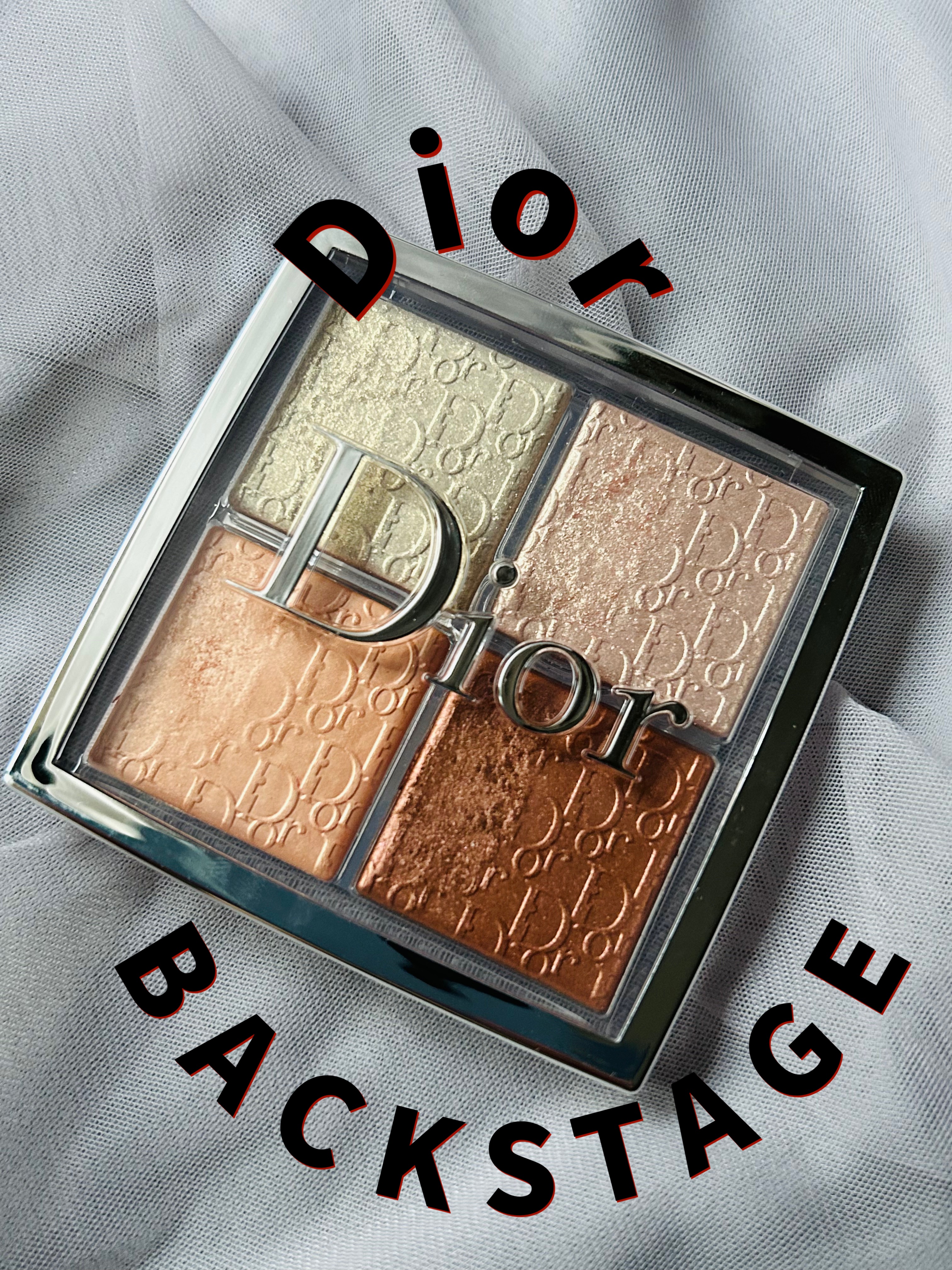 ディオール バックステージ フェイス グロウ パレット 002/Dior/ハイライトを使ったクチコミ（1枚目）