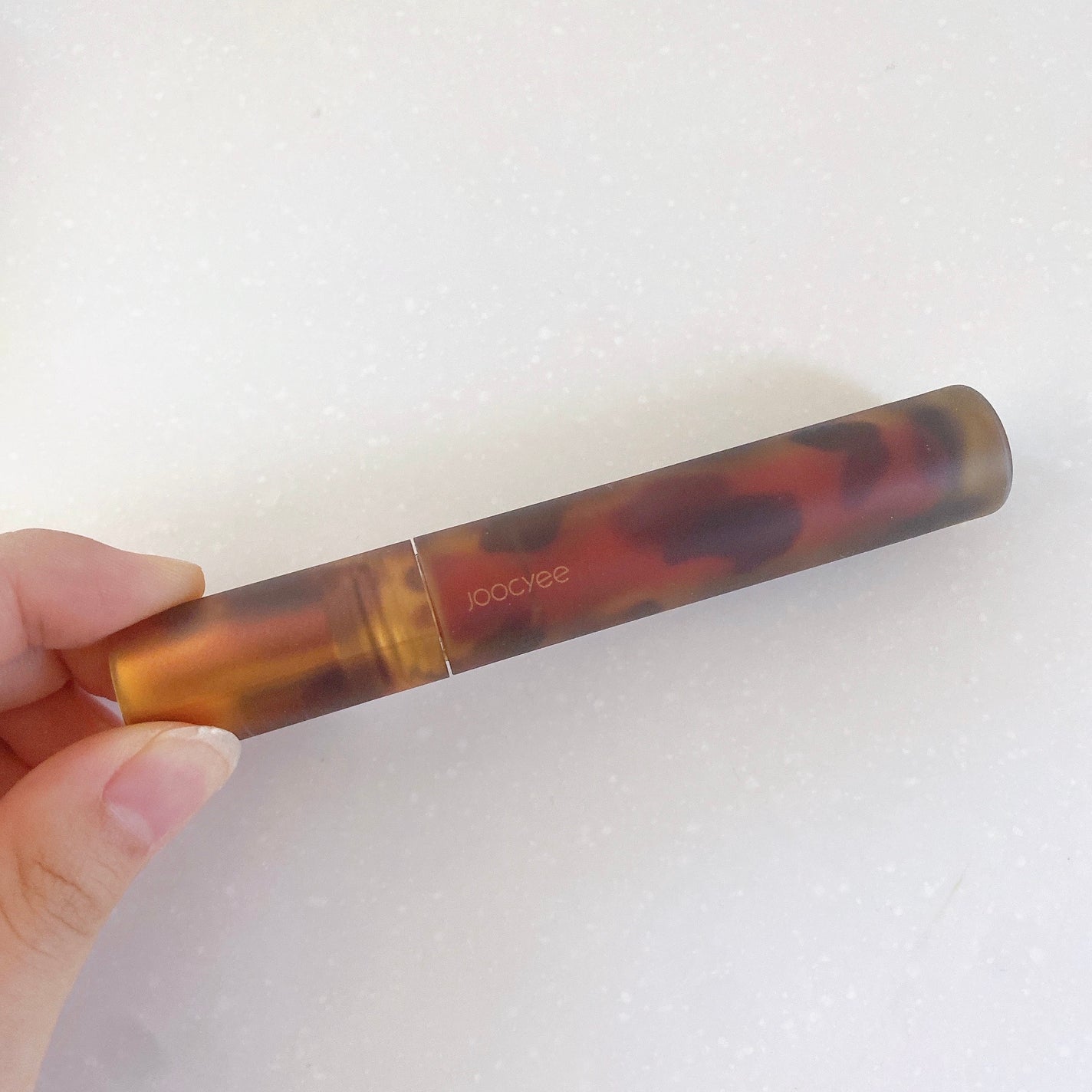 琥珀セミマットリップ/Joocyee/口紅を使ったクチコミ(3枚目)