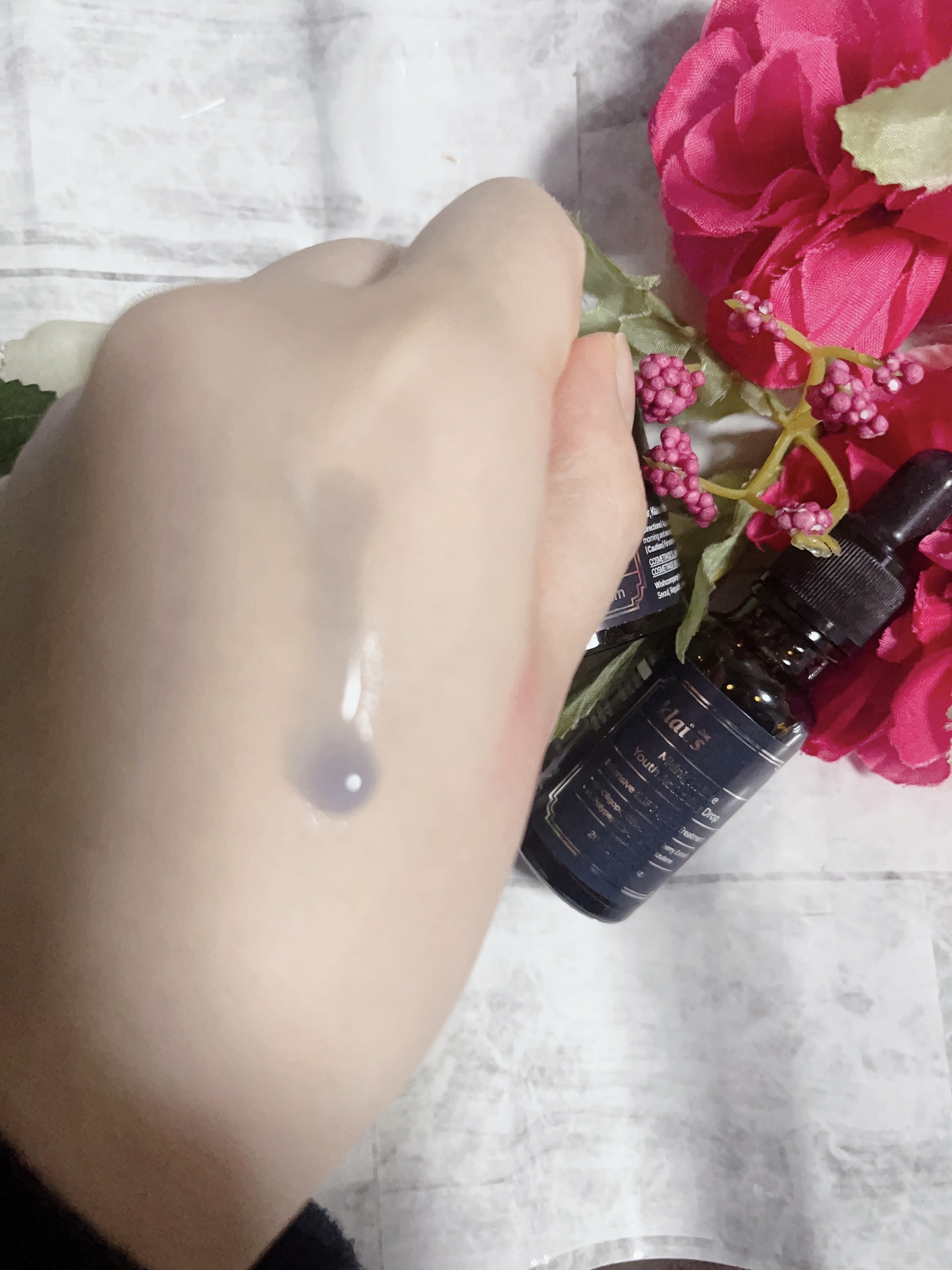 ミッドナイトブルーカーミングクリーム/Klairs/フェイスクリームを使ったクチコミ（3枚目）