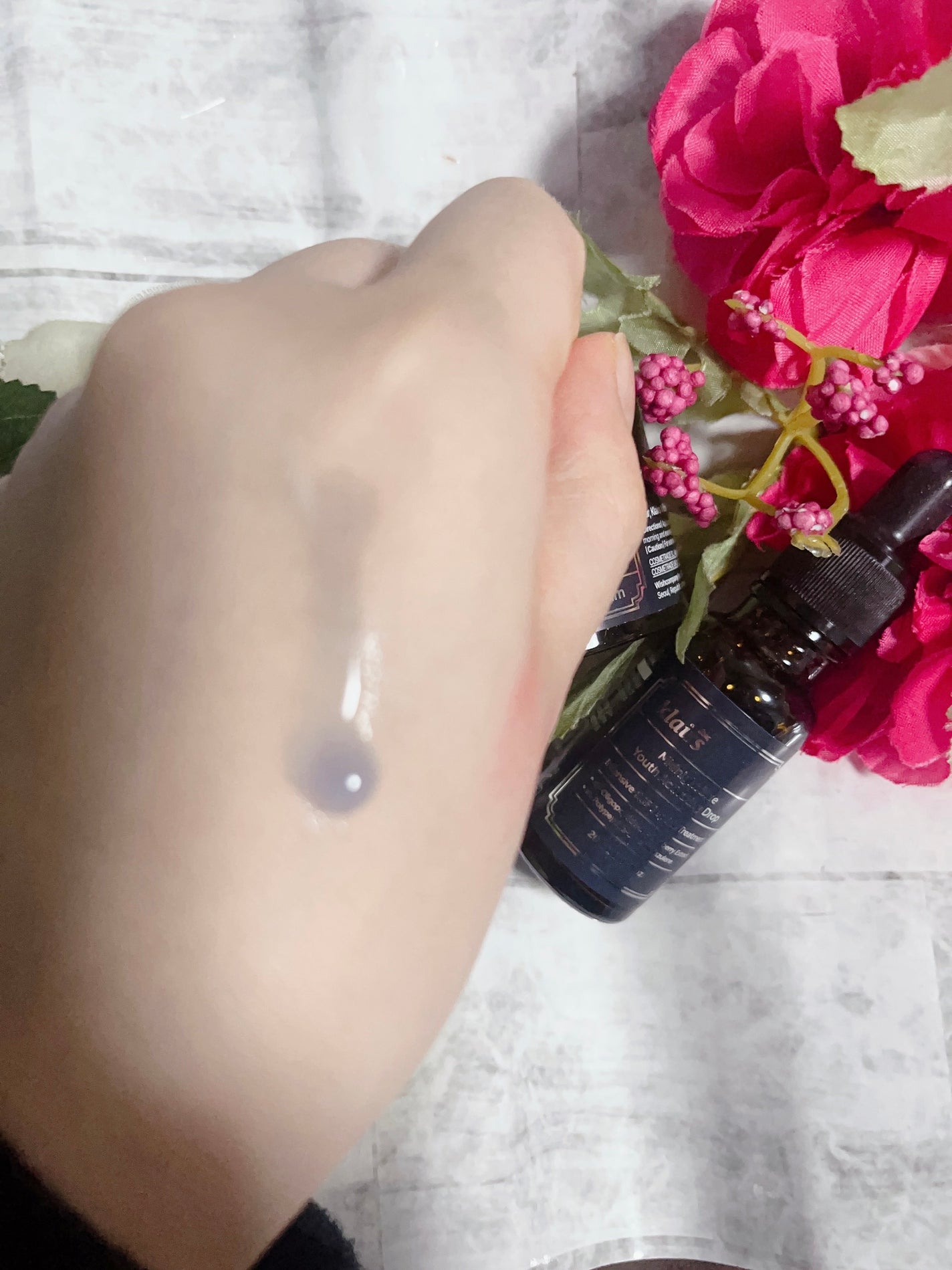 ミッドナイトブルーカーミングクリーム/Klairs/フェイスクリームを使ったクチコミ(3枚目)