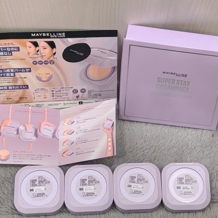 SPステイ クリームパクト ファンデーション/MAYBELLINE NEW YORK/クリーム・エマルジョンファンデーションを使ったクチコミ(3枚目)