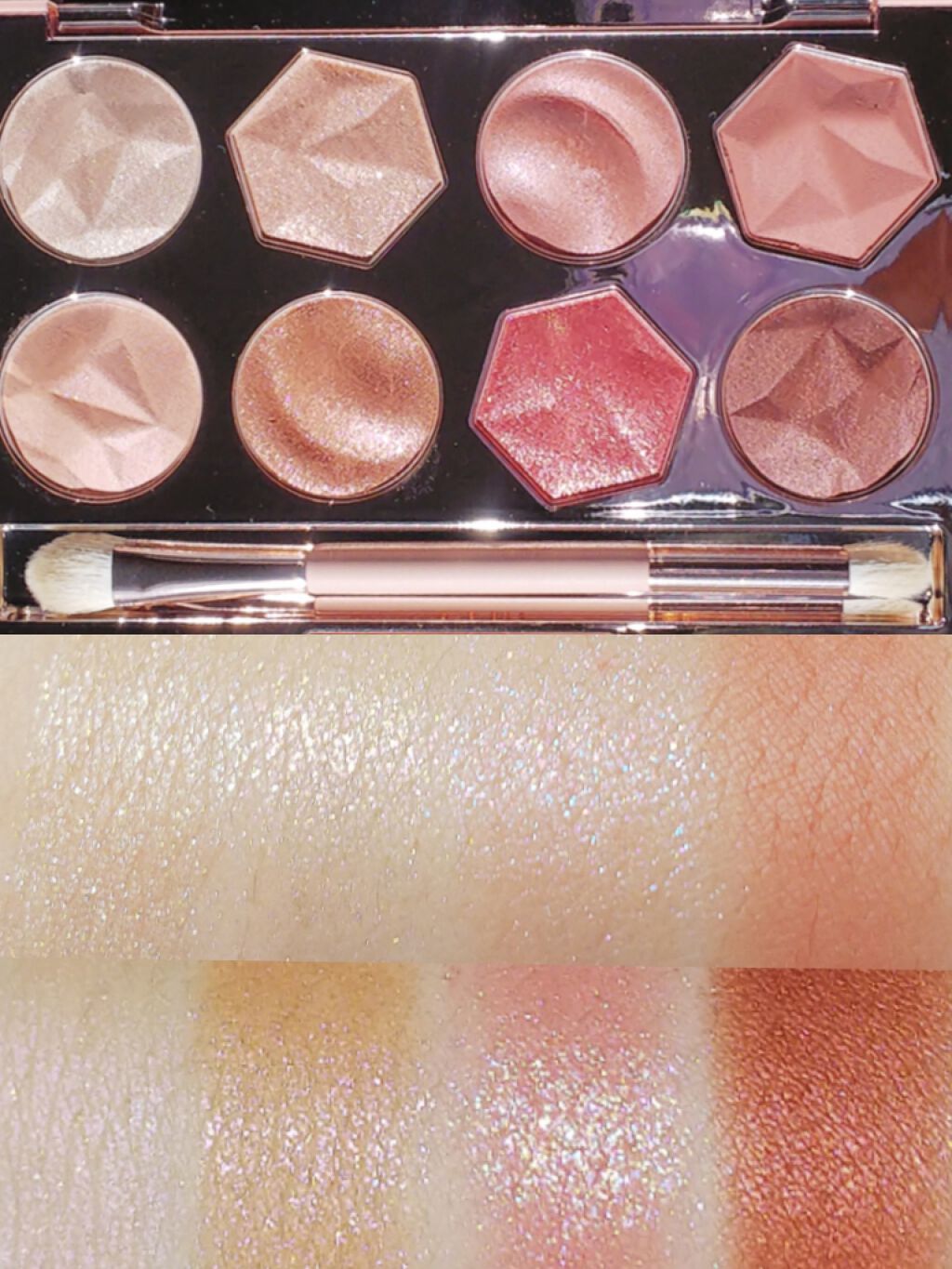 プリズム エアー アイ パレット/CLIO/アイシャドウパレットを使ったクチコミ（2枚目）