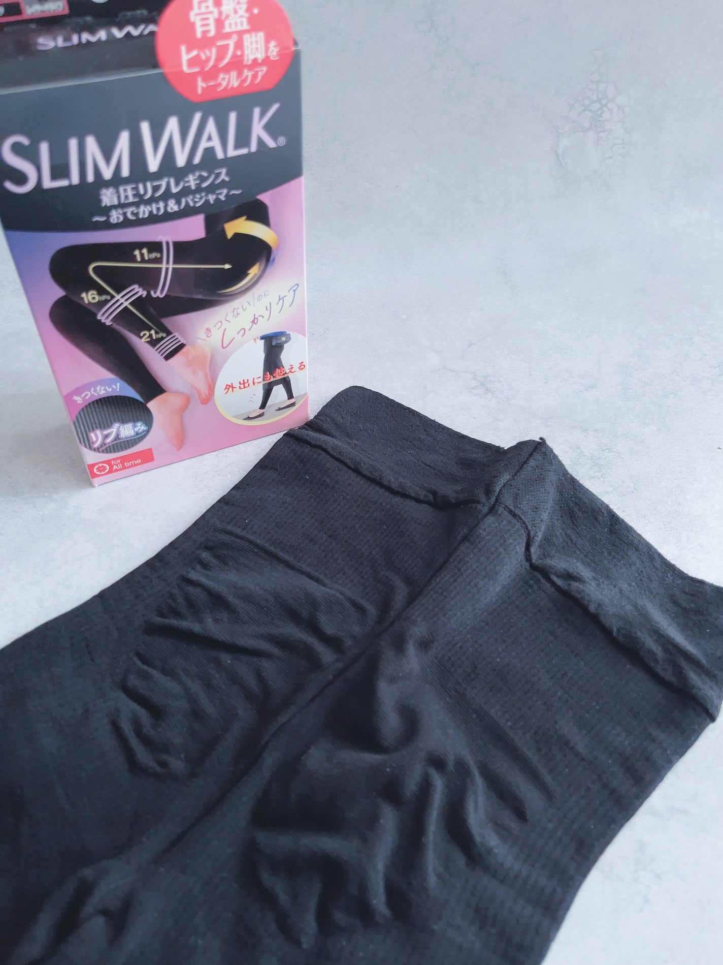 着圧リブレギンス/SLIMWALK/着圧ソックス・レギンスを使ったクチコミ(5枚目)