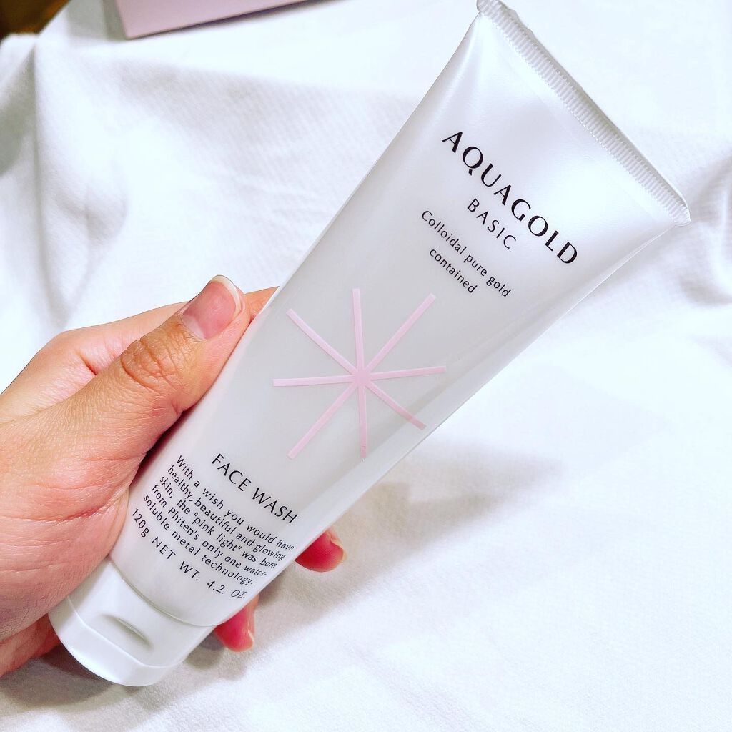 フェイスウォッシュ/アクアゴールド/洗顔フォームを使ったクチコミ(2枚目)