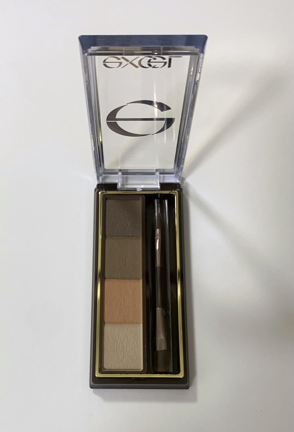 スタイリング パウダーアイブロウ SE02 ライトブラウン/excel/パウダーアイブロウを使ったクチコミ（1枚目）