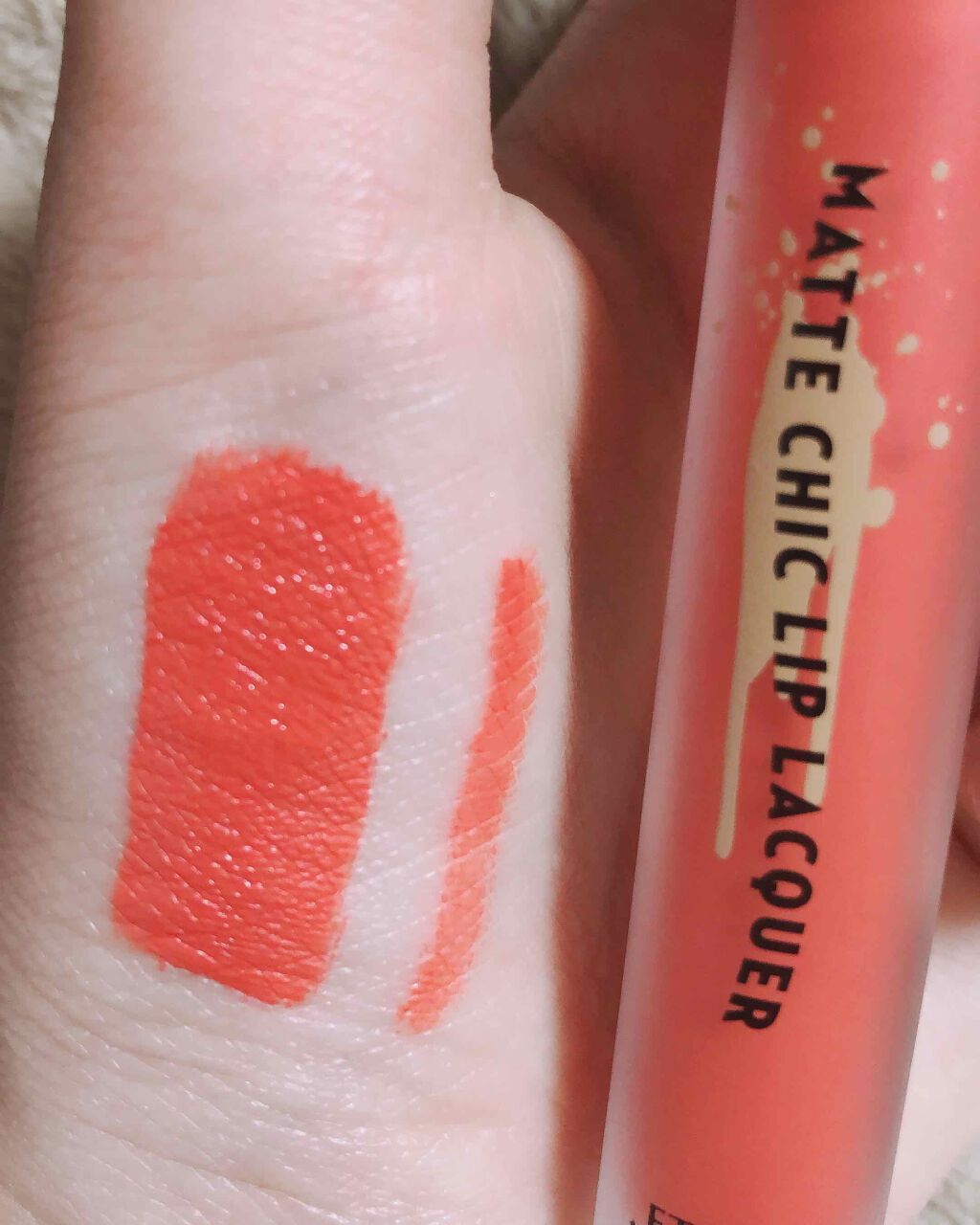 マットシックリップラッカー/ETUDE/口紅を使ったクチコミ（2枚目）