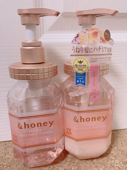 &honey Melty モイストリペア シャンプー1.0/モイストリペア ヘアトリートメント2.0/&honey/市販シャンプーを使ったクチコミ(1枚目)