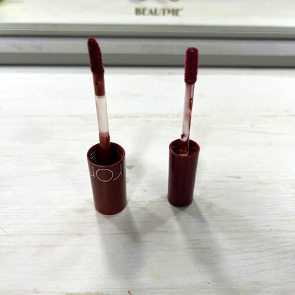 ジューシーラスティングティント/rom&nd/リップティントを使ったクチコミ(4枚目)