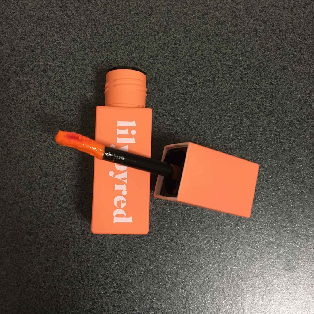 ブラッディライアー コーティングティント/lilybyred/リップティントを使ったクチコミ（2枚目）