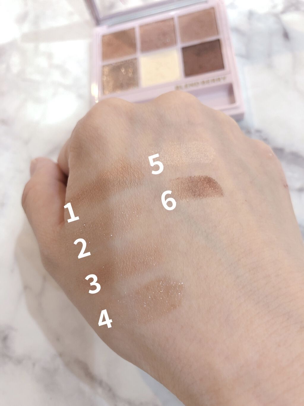 オーラクリエイション/BLEND BERRY/アイシャドウパレットを使ったクチコミ（3枚目）