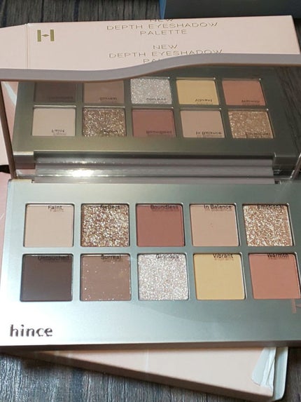 ニューデップスアイシャドウパレット/hince/アイシャドウパレットを使ったクチコミ(2枚目)