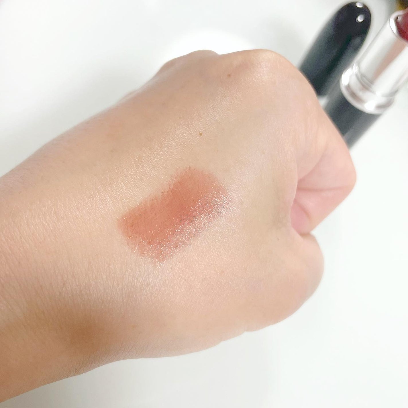 memi /フォロバ on LIPS 「MACラスターガラスリップスティック(ポッシュピット)♡シルク..」(4枚目)