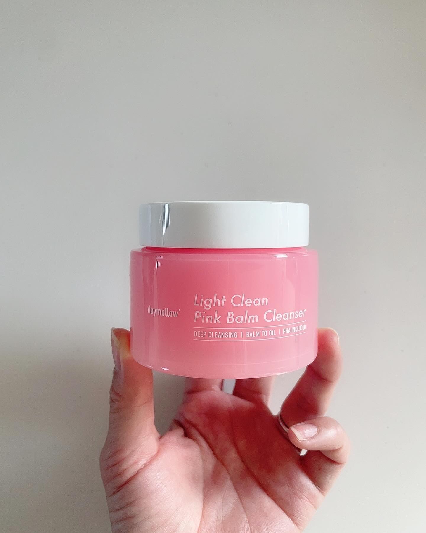 ライトクリーンピンクバームクレンザー/daymellow’/クレンジングクリームを使ったクチコミ（2枚目）