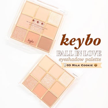 KEYBO FALL IN LOVE SHADOW PALETTE/keybo/アイシャドウパレットを使ったクチコミ（2枚目）